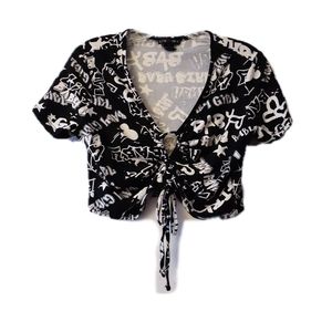 🪴 2 For $20🪴 Love Streak Cinched Crop Top